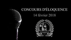 Concours d'éloquence ASSED Metz 2018 - Introduction de lancement