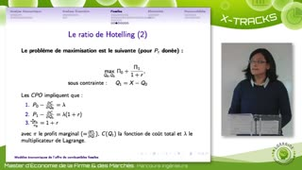 Economie de l'énergie - 2.11 Modèles économiques de l'offre de combustibles fossiles (suite)