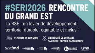 Table ronde : des collaborations durables pour des territoires toujours plus responsables et inclusifs (SERI Grand Est 2026)