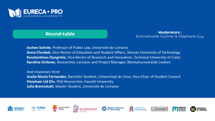 EURECA-PRO Review Week - EURECA-PRO transversal session : « Humanities for Transitions »