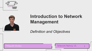 Introduction to Network Management - Definition and Objectives