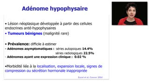 ECN 242 Adénome hypophysaire - diagnostic complications