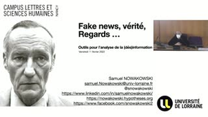 Fake news, vérité, Regards ... Outils pour l'analyse de la (dés)information - Part 1