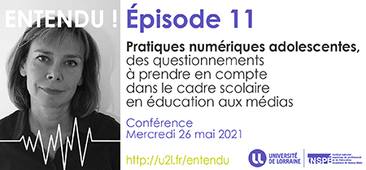 Pratiques numériques adolescentes, des questionnements à prendre en compte dans le cadre scolaire en éducation aux médias, par Laurence CORROY