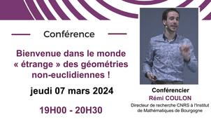 Bienvenue dans le monde « étrange » des géométries non-euclidiennes ! - Rémi Coulon