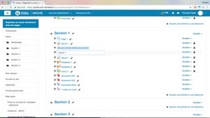 Tutoriel ARCHE : organiser un cours volumineux avec les pages