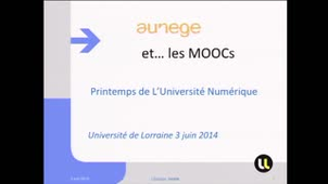 AUNEGE et les MOOC