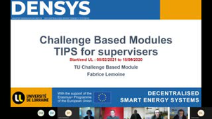 Meeting DENSYS Challenge Based Module- TIPS for supervisers