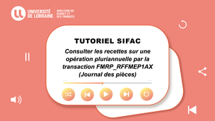 ATELIER SIFAC _ Journal des Pièces - Recettes