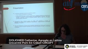 Etude comparée d'écrits intermédiaires de mémoire de master : analyse linguistique de s difficultés et des réussites Catherine Dolignier Université Pa
