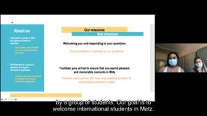 Une Association étudiante à votre service / International student union - Metz
