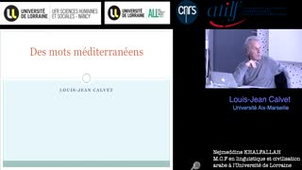 [Séminaire ATILF] Louis-Jean Calvet (Université Aix-Marseille) : Des mots méditerranéens