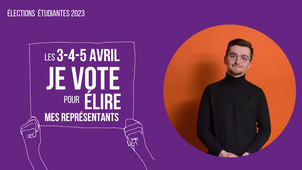 Élections étudiantes 2023 - Ayhan Bostanci, vice-président des étudiant·es vous explique pourquoi voter