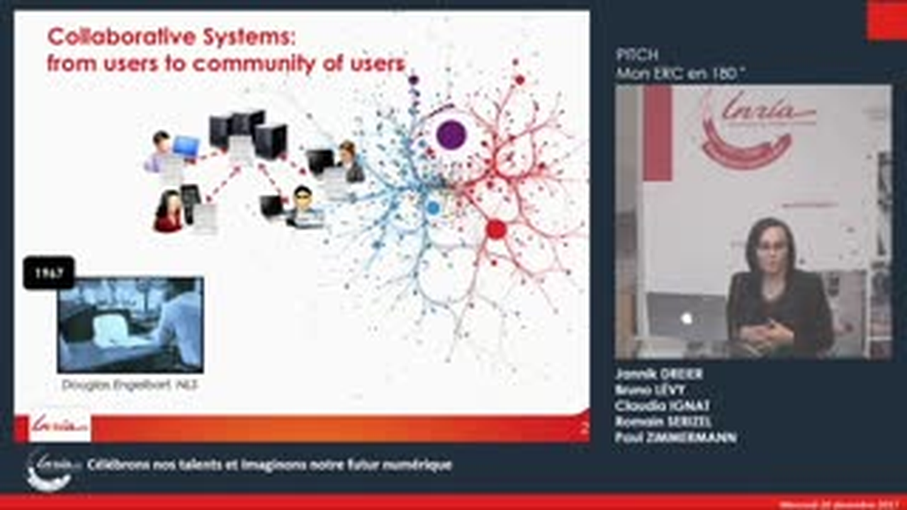 Vidéothèque de l'UL - Claudia Ignat : Mon ERC en 180" : Web-scale trustwothy collaboration