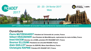 Ouverture du congrès ROADEF 2017