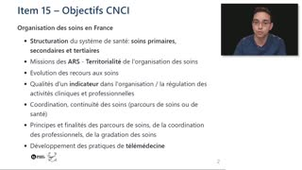 ECN 15 - Organisation du système de soins