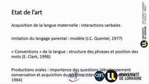 Pauline GILLET : L'acquisition des interrogatives partielles chez les enfants francophones'