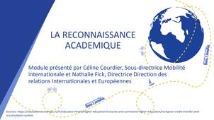 La reconnaissance académique