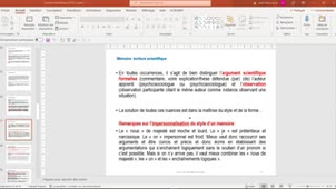 L'écriture scientifique 2 (mémoire, thèse)