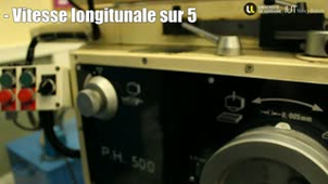 Rectifieuse plane - réglage des butées