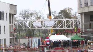 Construction des bâtiments des facultés d'odontologie et de pharmacie sur le campus Brabois-Santé