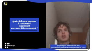 Témoignage d'étudiant - partie 1