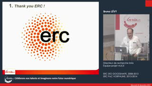 Bruno Lévy : Numerical geometric abstraction :from bits to equations &Next-generation 3D meshing