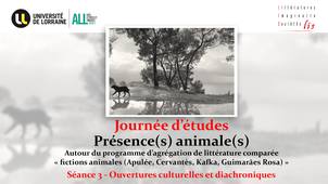 Journée d'études - Présence(s) animale(s) - Séance 3 - Ouvertures culturelles et diachroniques - Cécile Huchard - Camille Delattre