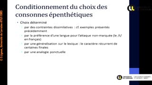 Morphophonologie-Séance 10-UE 803 SDL -Chapitre2