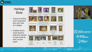 DUPIAS UE 4 Risque biologique émergent : EBOLA - Habillage, deshabillage
