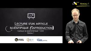 Lecture d'un article scientifique - Introduction