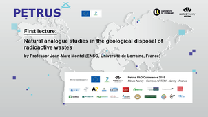 Natural analogue studies in the geological disposal of radioactive wastes