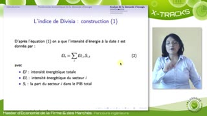Economie de l'énergie - 1.4 Analyse de la demande d'énergie - Indice de Divisia
