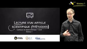 Lecture d'un article scientifique - Méthodes