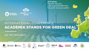 Panel de discussion « Green Deal Alliances: Academia, Industry, Policy » - Academia Stands for Green Deal