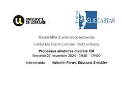 Processus aléatoires discrets CM -27-11-2024- 13H