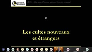 UE705 - 08 - Les cultes nouveaux et étrangers - Partie 2