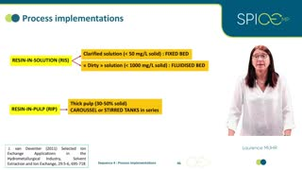 SPICE-MP - 19 - Purification-Concentration by ion exchange and adsorption processes (4/4) - Laurence Muhr