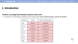 VerNom : une base de paires morphologiques acquise sur très gros corpus