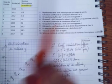Exercice type - Ajustement exponentiel
