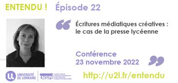 Écritures médiatiques créatives : le cas de la presse lycéenne, par Laurence Corroy