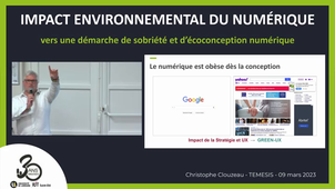 Conférence L’impact écologique du numérique - Sensibilisation et écoconception