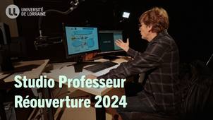 Annonce de la réouverture 2024 du studio professeur de l'Université de Lorraine sur le campus du Saulcy