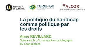 La politique du handicap comme politique par les droits