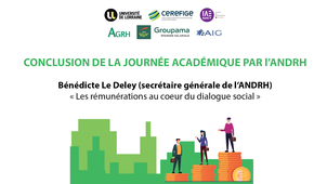 Conclusion par l'ANDRH de la Journée académique « Rémunération du travail : enjeux de gestion et débats de société »
