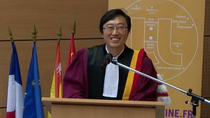 Remise des insignes et titre de docteur Honoris Causa au professeur Liqun Zhang