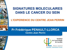 Signatures moléculaires dans le cancer du sein : l'expérience du centre Jean Perrin
