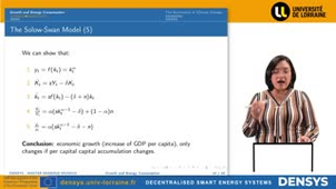 5.2 Growth and Energy Consumption- Background - Solow resolution