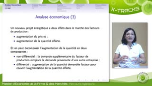 Economie de l'énergie - 2.3 Analyse économique (partie 3/3)
