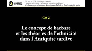 UE902-EC2 - La question barbare (Partie 1)